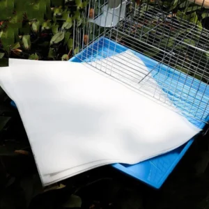 100pcs Bird Cage Liner Paper Mat Disposable Absorbent Pad For Parrot Cage Bottom Pet Supply Odor Control Breathable Non-Toxic