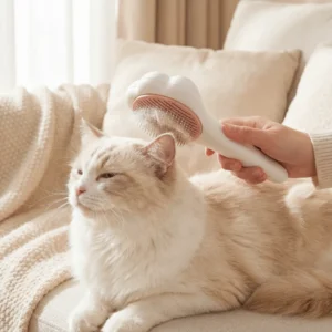 Self Cleaning Dog Cat Brush Massage Professional Pet Hair Remover Pet Grooming Tool Pet Grooming Brush Reduce Pressure